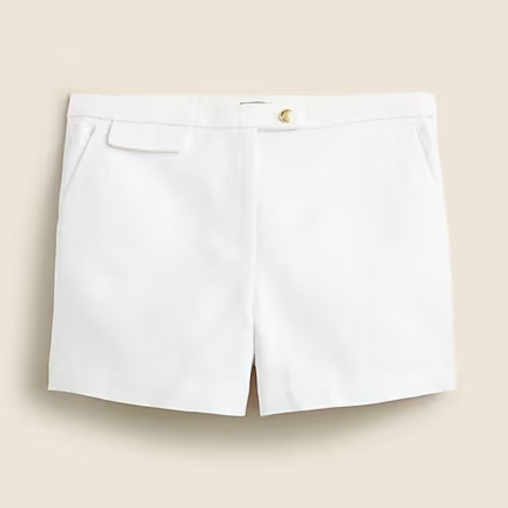 Jcrew 3" suit short in textured linen blend